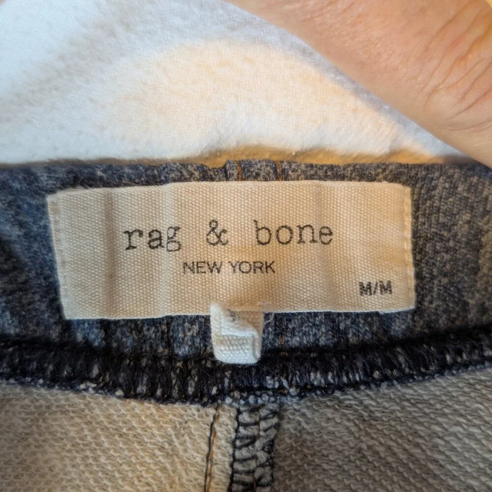 Rag and Bone Miramar Wide Leg Jean Sweats Pant. Size Medium. Color Lenox - Picture 2 of 4